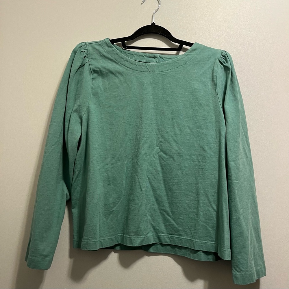 J. Crew Teal Long Sleeve Top